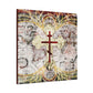 Art Cross: Magnetic Lines No. 1 | Orthodox Christian Canvas Art