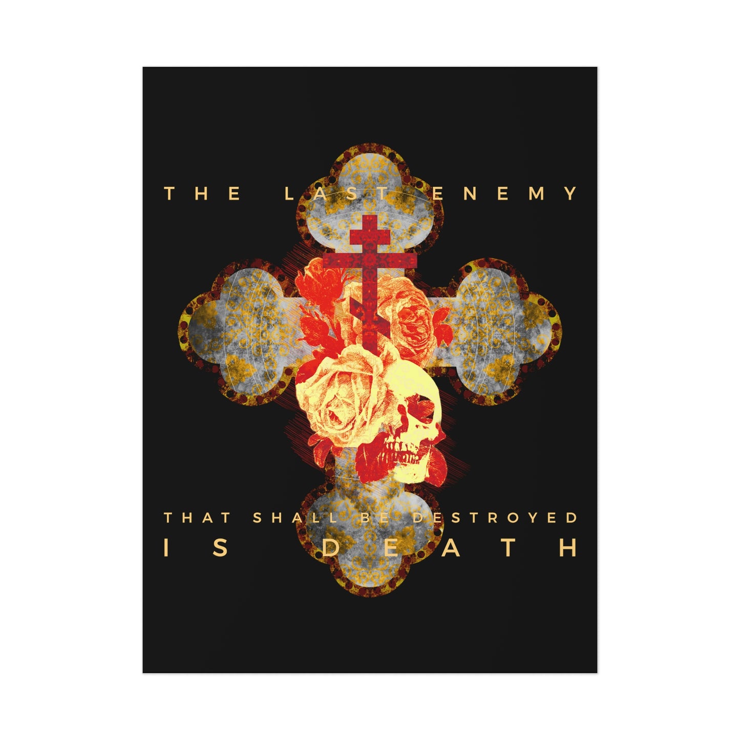 The Final Enemy That Shall Be Destroyed No.2 | Orthodox Christian Art Poster