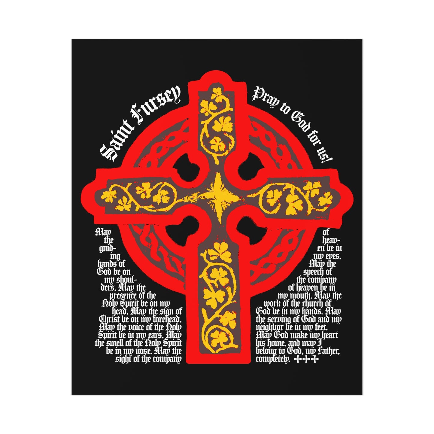 Lorica of St Fursey No.1 | Orthodox Christian Art Poster