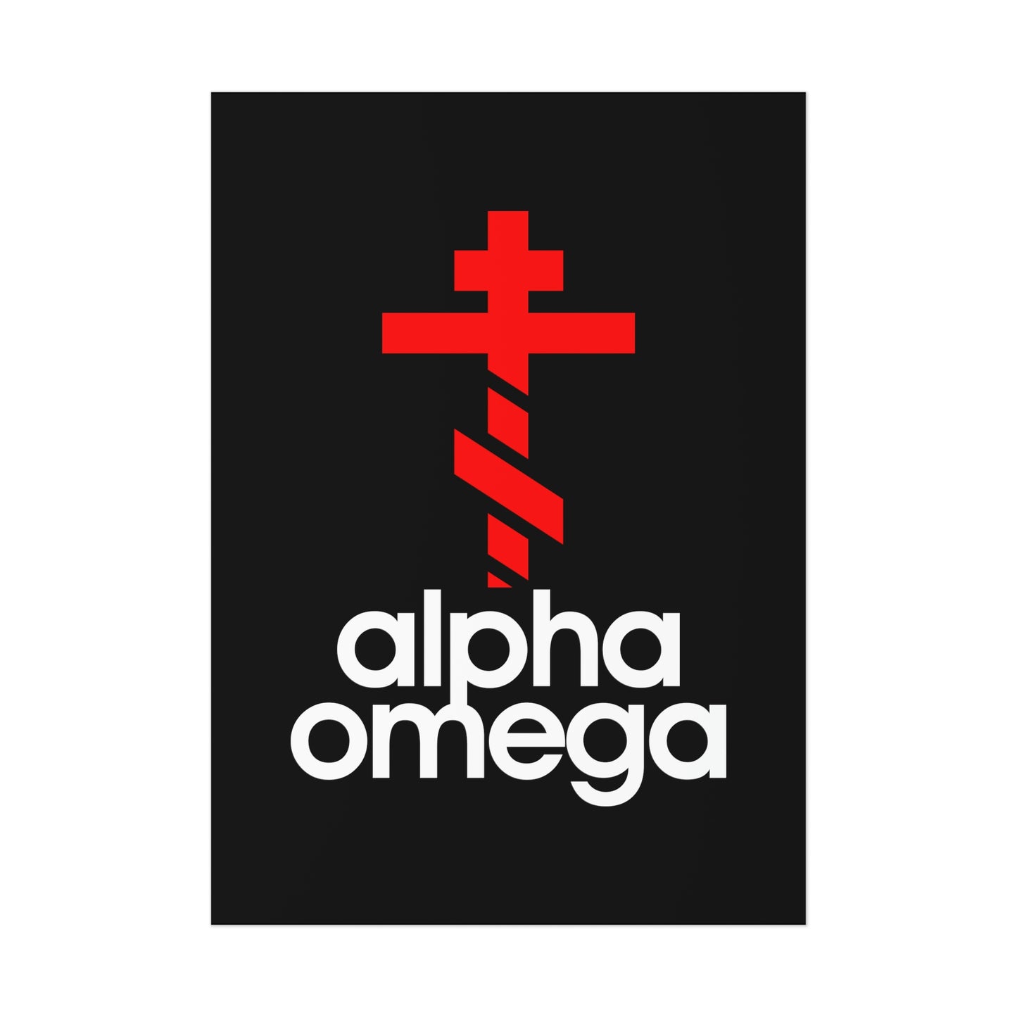 Alpha & Omega No. 1 | Orthodox Christian Art Poster