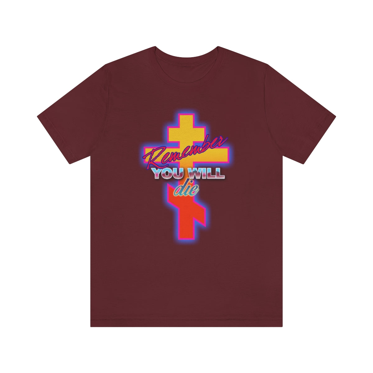 Remember You Will Die RWYD 80s Design No. 2 | Orthodox Christian T-Shirt