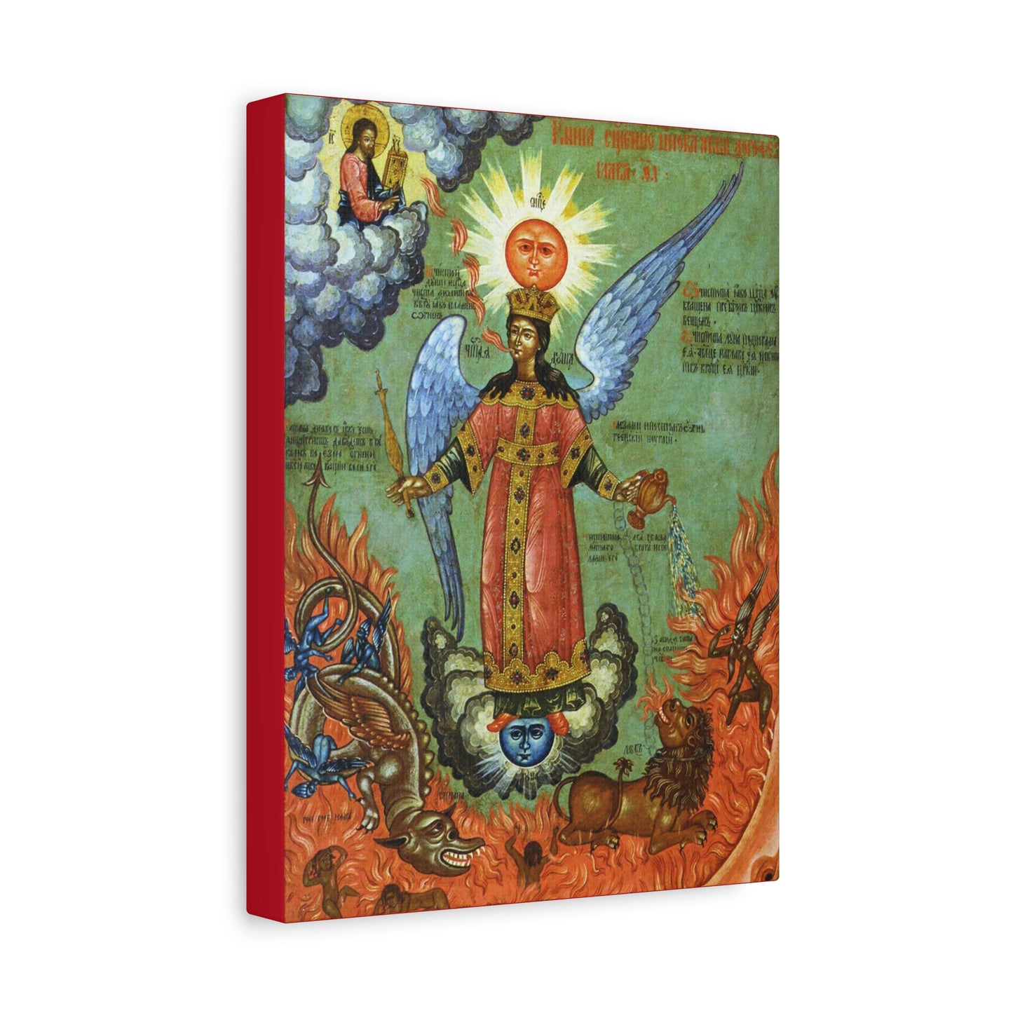 Pure Soul Canvas Icon, 9x12 inches, 1.25 inch thick | Orthodox Christian Icon