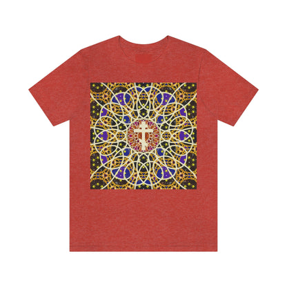 Art Cross: Rose Window No. 1 | Orthodox Christian T-Shirt