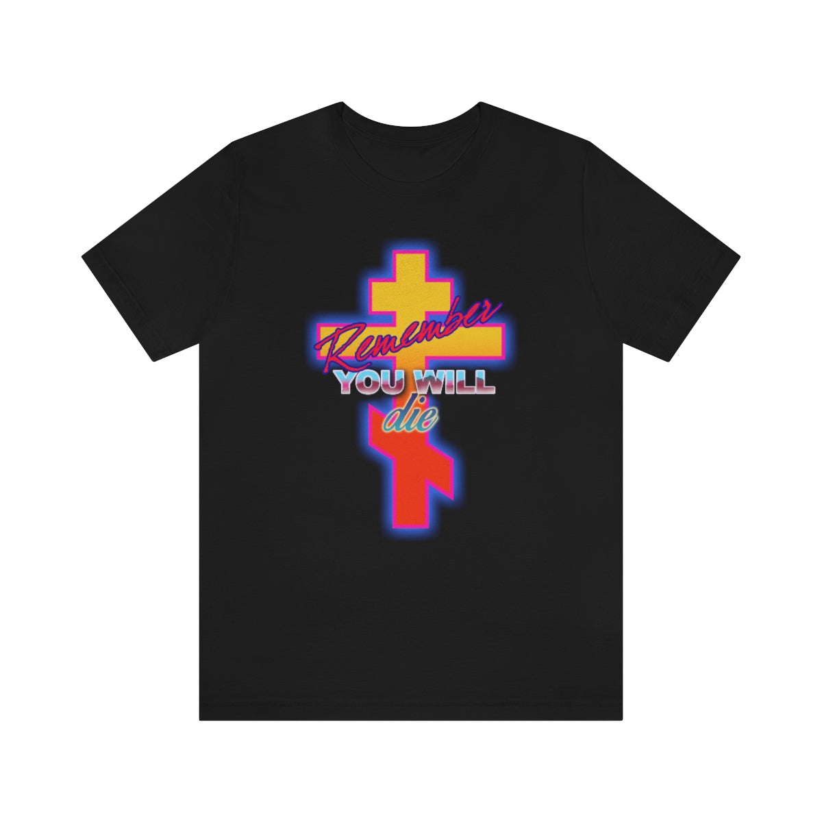 Remember You Will Die RWYD 80s Design No. 2 | Orthodox Christian T-Shirt