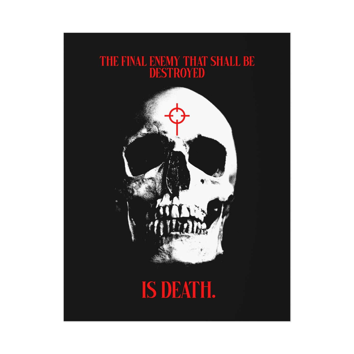 The Final Enemy That Shall Be Destroyed No.1 | Orthodox Christian Art Poster