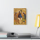 Andrei Rublev's Holy Trinity (or Hospitality of Abraham) Icon | Orthodox Christian Canvas Icon