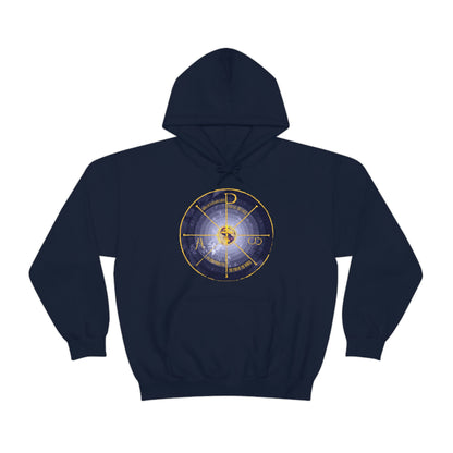 Geocentric Cross & Chi Rho No. 1 | Orthodox Christian Hoodie / Hooded Sweatshirt